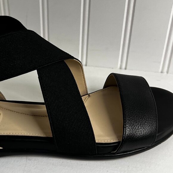 Cole Haan Grand Ambition Women's Mixed Media Flat Criss-Cross Sandals Size 6.5 - Picture 3 of 6